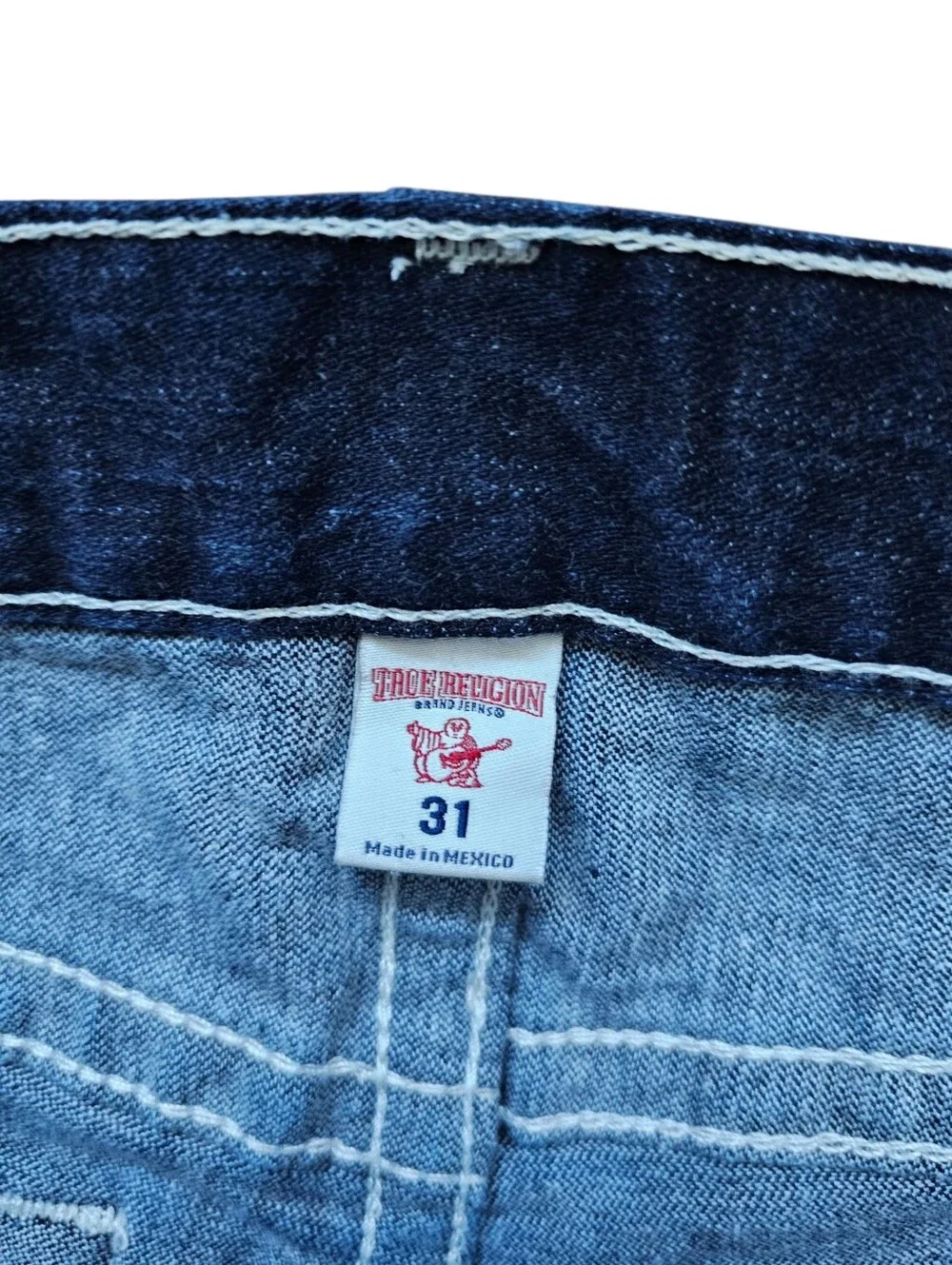 True Religion Slim Naturaline Body Rinse Stretch Slim Fit Denim Jeans Men 31